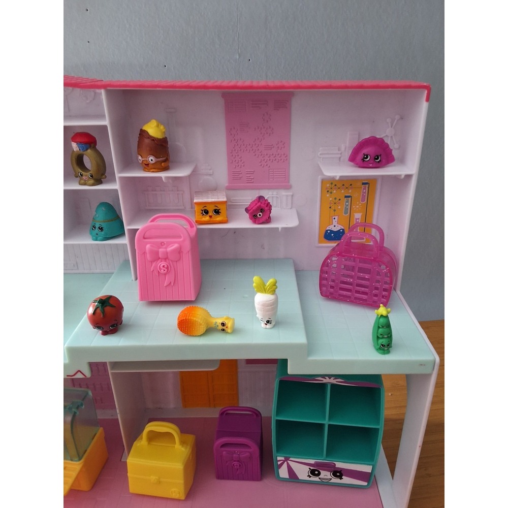 Shopkins Bundle Including Happyville High School, Figures, Bags And Furniture - Picture 6 of 8
